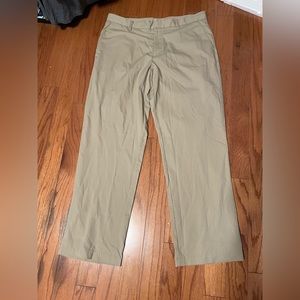 Adidas mens khaki golf pants sz‎ 36/32